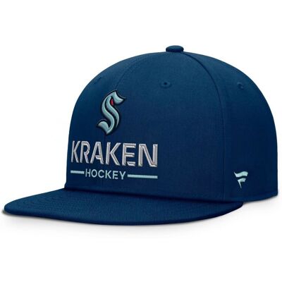 Fanatics Pánská kšiltovka Seattle Kraken NHL Authentic Pro A/Cap Flat Brim Square Visor Fanatics Pánská kšiltovka Seattle Kraken NHL Authentic Pro A/Cap Flat Brim Square Visor