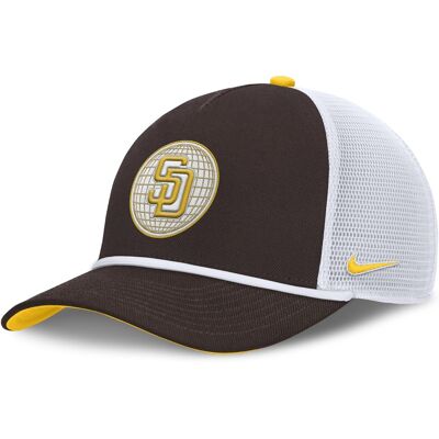 Nike Pánská kšiltovka San Diego Padres MLB Primetime Dri-Fit Rise Structured 5 Panel Trucker Cap Nike Pánská kšiltovka San Diego Padres MLB Primetime Dri-Fit Rise Structured 5 Panel Trucker Cap