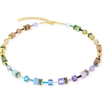 COEUR DE LION GeoCUBE Iconic Multicolor Boho Gold 2838/10-1583 COEUR DE LION GeoCUBE Iconic Multicolor Boho Gold 2838/10-1583