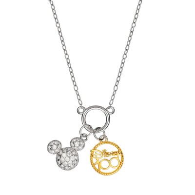 Disney Mickey Mouse stříbrný NS00058TZWL-157.CS - dětský náhrdelník Disney Mickey Mouse stříbrný NS00058TZWL-157.CS - dětský náhrdelník
