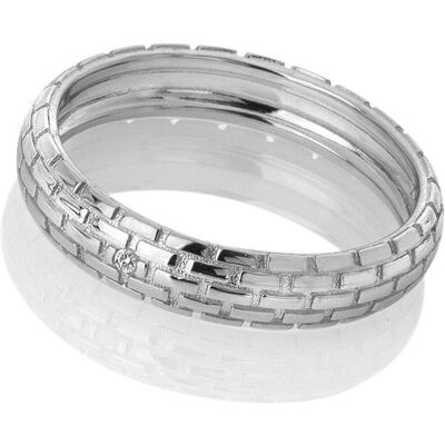HOT DIAMONDS Woven DR234/L (Ag 925/1000, 2,1 g), vel. 51 HOT DIAMONDS Woven DR234/L (Ag 925/1000, 2,1 g), vel. 51
