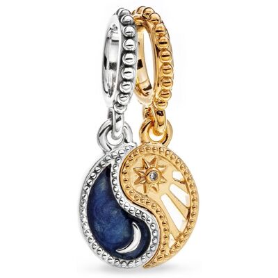 PANDORA Dvoubarevné rozdělitelné slunce a měsíc 762678C01 (Ag 925/1000, 2 g) PANDORA Dvoubarevné rozdělitelné slunce a měsíc 762678C01 (Ag 925/1000, 2 g)