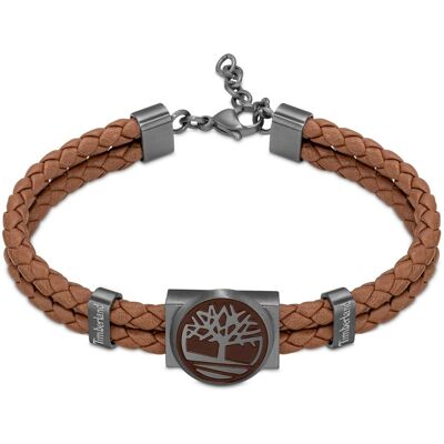 Timberland dvojitý pánský náramek kožený, hnědý TDAGB0001902 Timberland dvojitý pánský náramek kožený, hnědý TDAGB0001902