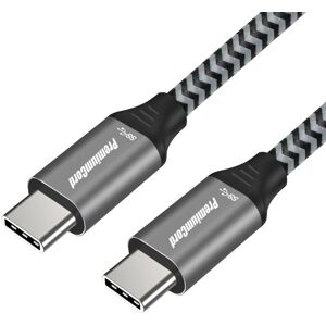 PremiumCord Kabel USB 3.2 Gen 1 USB-C male - USB-C male, bavlněný oplet 2m PremiumCord Kabel USB 3.2 Gen 1 USB-C male - USB-C male, bavlněný oplet 2m