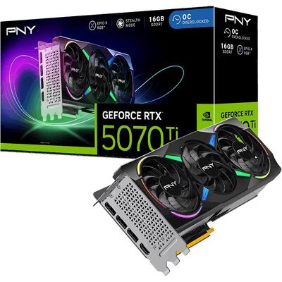 PNY GeForce RTX 5070 Ti ARGB EPIC-X RGB Overclocked Triple Fan PNY GeForce RTX 5070 Ti ARGB EPIC-X RGB Overclocked Triple Fan