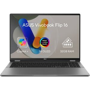 Asus Vivobook 16 Flip TP3607SH-OLED013W Matte Gray kovový Asus Vivobook 16 Flip TP3607SH-OLED013W Matte Gray kovový
