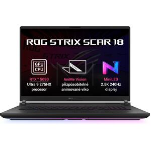 Asus ROG Strix SCAR 18 G835LX-NEBULA007X Off Black Asus ROG Strix SCAR 18 G835LX-NEBULA007X Off Black