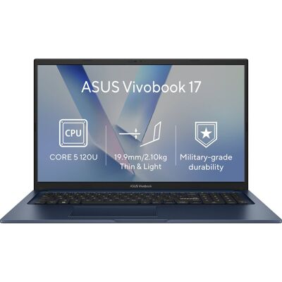 Asus Vivobook 17 X1704VA-AU1055Z Quiet Blue (bez adaptéru) Asus Vivobook 17 X1704VA-AU1055Z Quiet Blue (bez adaptéru)