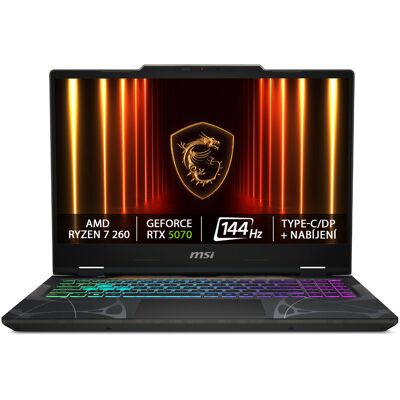 MSI Cyborg A15 AI B2HWGKG-081XCZ kovový MSI Cyborg A15 AI B2HWGKG-081XCZ kovový