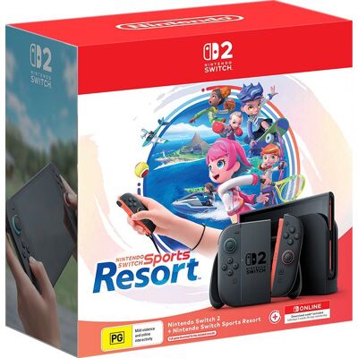 Switch 2 + Switch Sports Resort + 3M Nintendo Switch Online Switch 2 + Switch Sports Resort + 3M Nintendo Switch Online