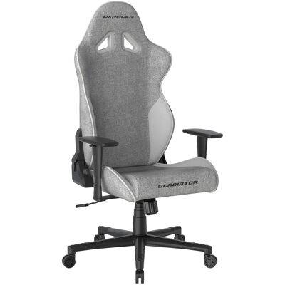 DXRACER GLADIATOR šedo-bílá, látková DXRACER GLADIATOR šedo-bílá, látková