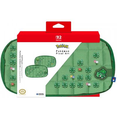 Hori Puff Pouch - Pixel Green - Nintendo Switch 2 Hori Puff Pouch - Pixel Green - Nintendo Switch 2