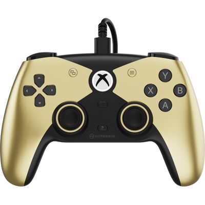 Hyperkin Competitor Wired Controller for Xbox Series One/Win 11 10 (Gold) Licensed by Xbox Hyperkin Competitor Wired Controller for Xbox Series One/Win 11 10 (Gold) Licensed by Xbox
