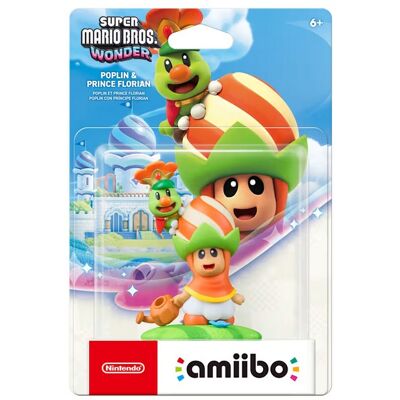 Nintendo Amiibo Poplin & Prince Florian (Super Mario Bros Wonder) Nintendo Amiibo Poplin & Prince Florian (Super Mario Bros Wonder)