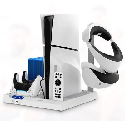 iPega P5S028 All-in-One Nabíjecí Stojan s Chlazením pro PS5/PS5 Slim Black iPega P5S028 All-in-One Nabíjecí Stojan s Chlazením pro PS5/PS5 Slim Black