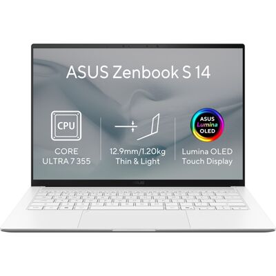 Asus Zenbook S 14 UX5406AA-OLED465XZ Scandinavian White (bez adaptéru) Asus Zenbook S 14 UX5406AA-OLED465XZ Scandinavian White (bez adaptéru)