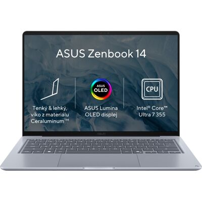Asus Zenbook 14 UX3480AA-OLED054W Arctic Blue celokovový (bez adaptéru) Asus Zenbook 14 UX3480AA-OLED054W Arctic Blue celokovový (bez adaptéru)