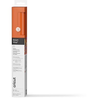 Cricut Smart Vinyl Permanent 33x91cm 1 sheet (Orange) Cricut Smart Vinyl Permanent 33x91cm 1 sheet (Orange)