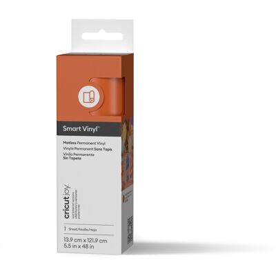 Cricut Smart Vinyl Permanent Joy 14x122cm 1 sheet (Mat Orange) Cricut Smart Vinyl Permanent Joy 14x122cm 1 sheet (Mat Orange)