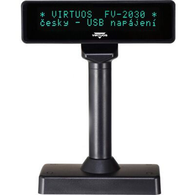 Virtuos VFD FV-2030B černý, USB Virtuos VFD FV-2030B černý, USB