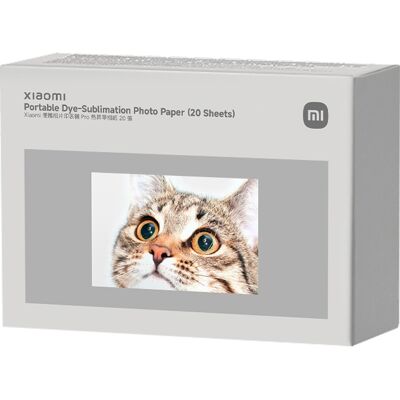 Xiaomi Portable Dye-Sublimation Photo Paper (20 Sheets) Xiaomi Portable Dye-Sublimation Photo Paper (20 Sheets)