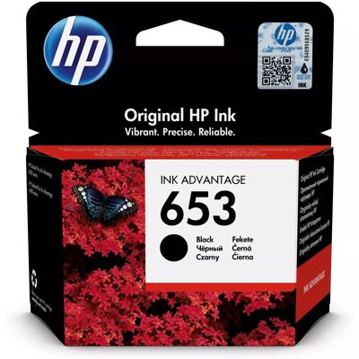 HP 3YM75AE č. 653 černá HP 3YM75AE č. 653 černá