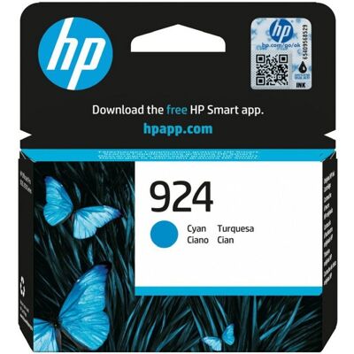 HP 4K0U3NE č. 924 azurová HP 4K0U3NE č. 924 azurová