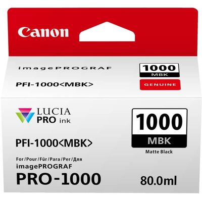 Canon PFI-1000MBK matná černá Canon PFI-1000MBK matná černá