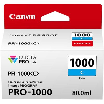 Canon PFI-1000C azurová Canon PFI-1000C azurová