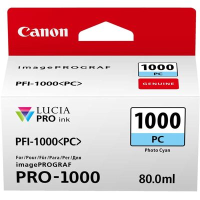 Canon PFI-1000PC foto azurová Canon PFI-1000PC foto azurová
