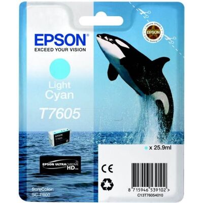 Epson T7605 světle azurová Epson T7605 světle azurová