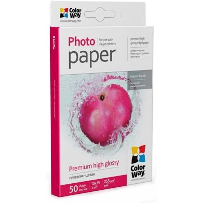 ColorWay Premium High Glossy 10×15cm 50ks ColorWay Premium High Glossy 10×15cm 50ks