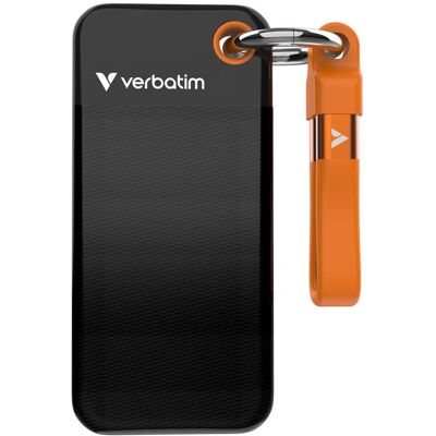 Verbatim Pocket SSD 256GB černá/oranžová Verbatim Pocket SSD 256GB černá/oranžová