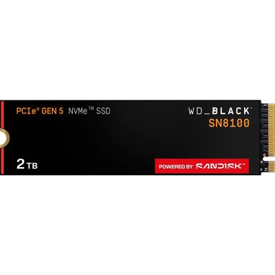 WD_BLACK SN8100 NVMe SSD POWERED BY SANDISK 2 TB WD_BLACK SN8100 NVMe SSD POWERED BY SANDISK 2 TB