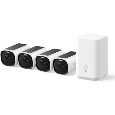 Anker Eufy E40 (sada 4 ks + jednotka HomeBase 2) 2K bílý Anker Eufy E40 (sada 4 ks + jednotka HomeBase 2) 2K bílý