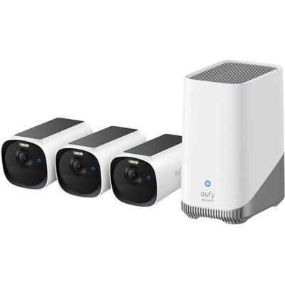 Anker Eufy E40 (sada 3 ks + jednotka HomeBase 3) 2K bílý Anker Eufy E40 (sada 3 ks + jednotka HomeBase 3) 2K bílý