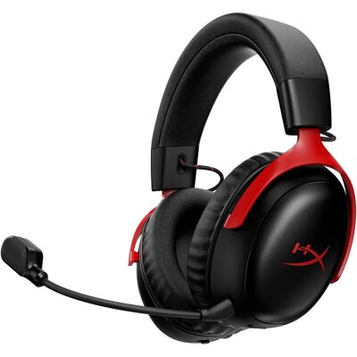 HyperX Cloud III S Wireless Black-Red Gaming Headset HyperX Cloud III S Wireless Black-Red Gaming Headset