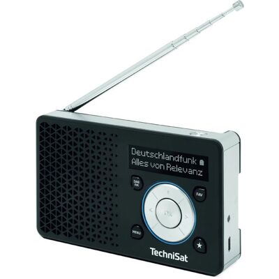 TechniSat Radiopřijímač DAB+/FM Digitradio 1 A, black/silver TechniSat Radiopřijímač DAB+/FM Digitradio 1 A, black/silver