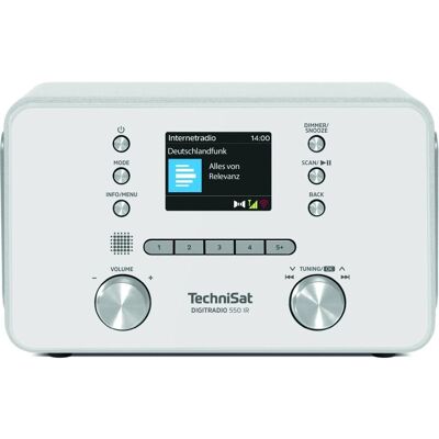 TechniSat Internetové rádio s DAB+/FM Digitradio 550 IR, white TechniSat Internetové rádio s DAB+/FM Digitradio 550 IR, white