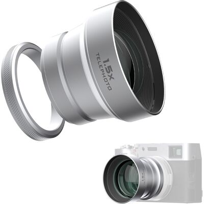 FREEWELL Fuji X100VI/X100V 1.5x Telephoto Lens FREEWELL Fuji X100VI/X100V 1.5x Telephoto Lens