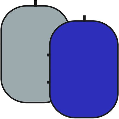 Neewer Skládací pozadí 150 × 200 cm, modré a šedé Neewer Skládací pozadí 150 × 200 cm, modré a šedé