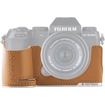 PGYTECH Leather Camera Case (For FUJI X-S20 Brown) PGYTECH Leather Camera Case (For FUJI X-S20 Brown)