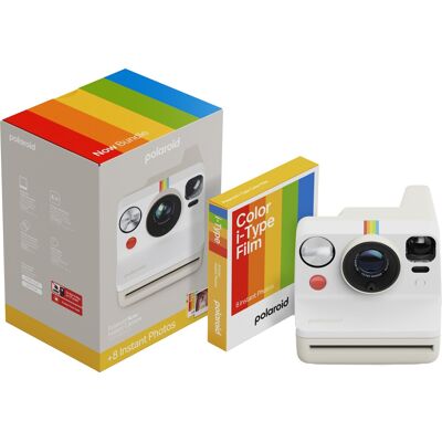 Polaroid Now Gen 3 Pebble White Sada s barevným filmem (8 fotografií) Polaroid Now Gen 3 Pebble White Sada s barevným filmem (8 fotografií)