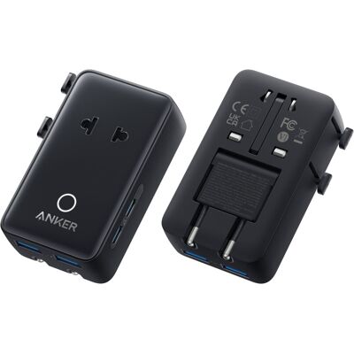 Anker Nano 20W 2xUSB-C, 2xUSB, s adaptéry pro zásuvky UK/US/AU/EU černá Anker Nano 20W 2xUSB-C, 2xUSB, s adaptéry pro zásuvky UK/US/AU/EU černá