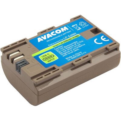 AVACOM Canon LP-E6NH vstup USB-C Li-Ion AVACOM Canon LP-E6NH vstup USB-C Li-Ion