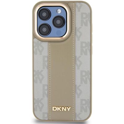 Pouzdro DKNY pro iPhone 15 Pro - Odolné, MagSafe, Károvaný vzor Pouzdro DKNY pro iPhone 15 Pro - Odolné, MagSafe, Károvaný vzor