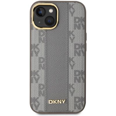 Pouzdro DKNY pro iPhone 15 - Kostkový vzor Béžová Pouzdro DKNY pro iPhone 15 - Kostkový vzor Béžová