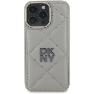 DKNY Protetivní Acolchovaná Pouzdro pro iPhone 16 Pro Max, Šedé DKNY Protetivní Acolchovaná Pouzdro pro iPhone 16 Pro Max, Šedé