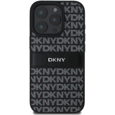 Kryt DKNY pro iPhone 16 Pro - Texturovaný vzor, Černý, 6.3" Kryt DKNY pro iPhone 16 Pro - Texturovaný vzor, Černý, 6.3"