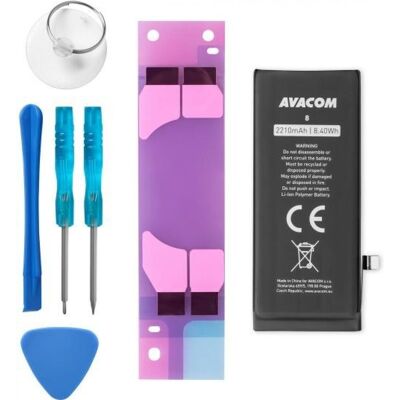 Avacom pro Apple iPhone 8 - vysokokapacitní, Li-Ion 3,82V 2210mAh (náhrada 616-00357) Avacom pro Apple iPhone 8 - vysokokapacitní, Li-Ion 3,82V 2210mAh (náhrada 616-00357)